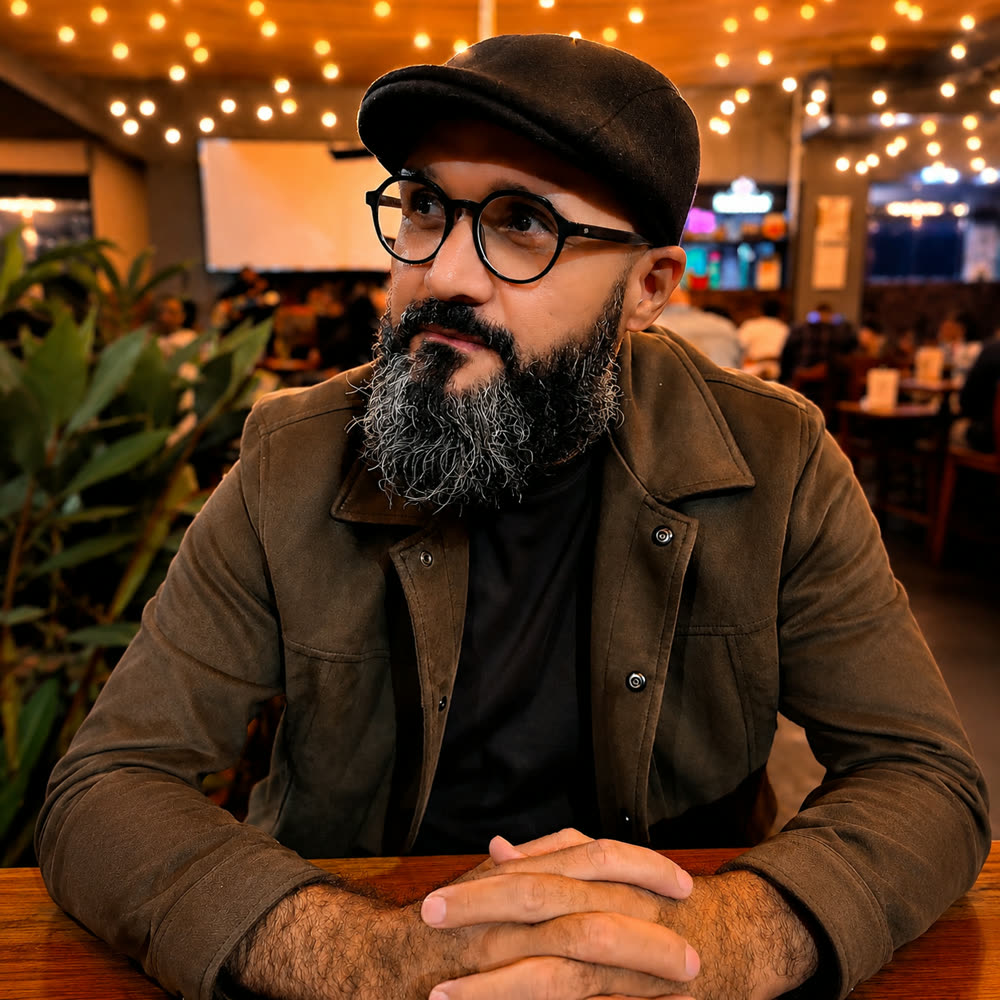 Retrato profissional de Rodrigo Melo
